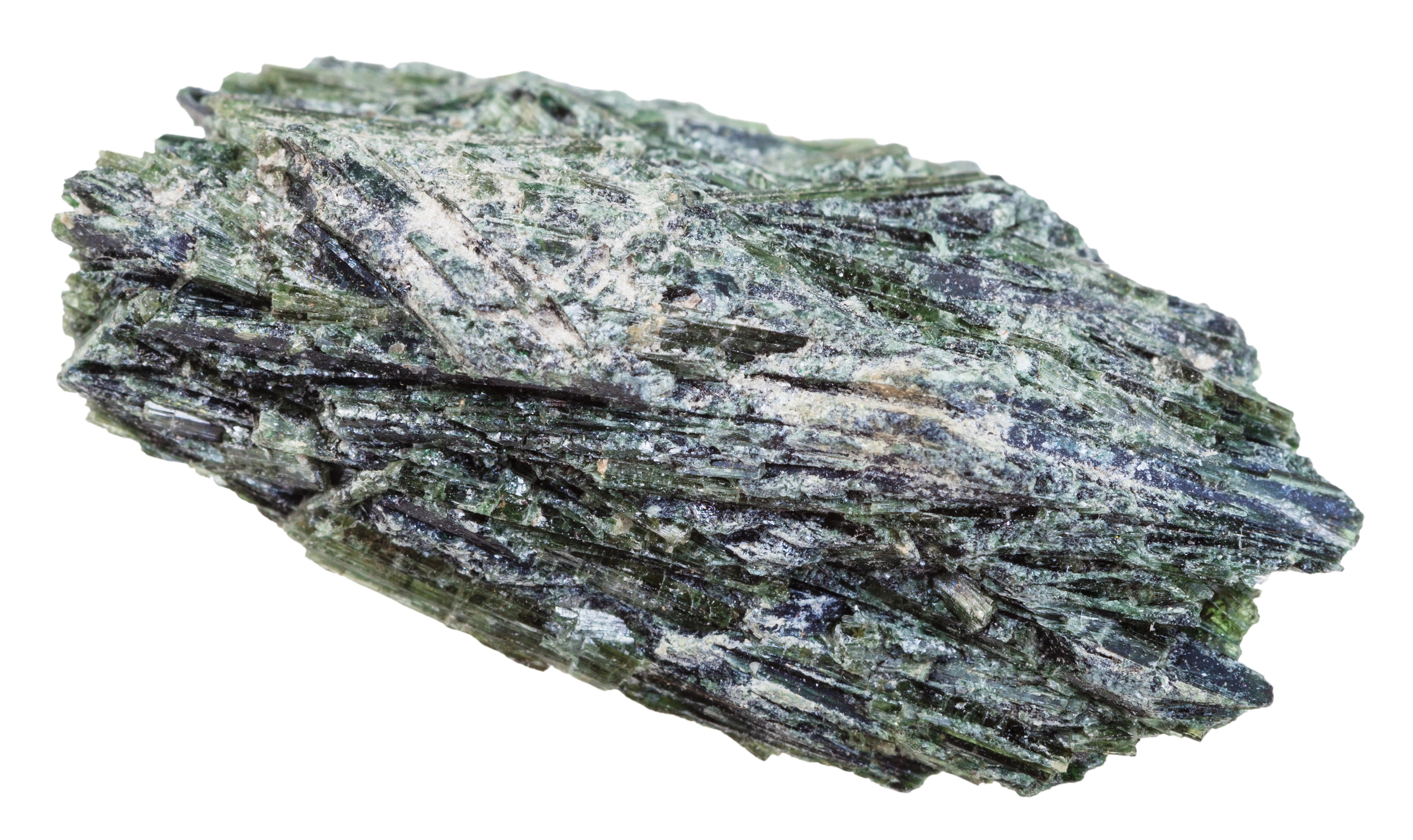 Actinolite crystal