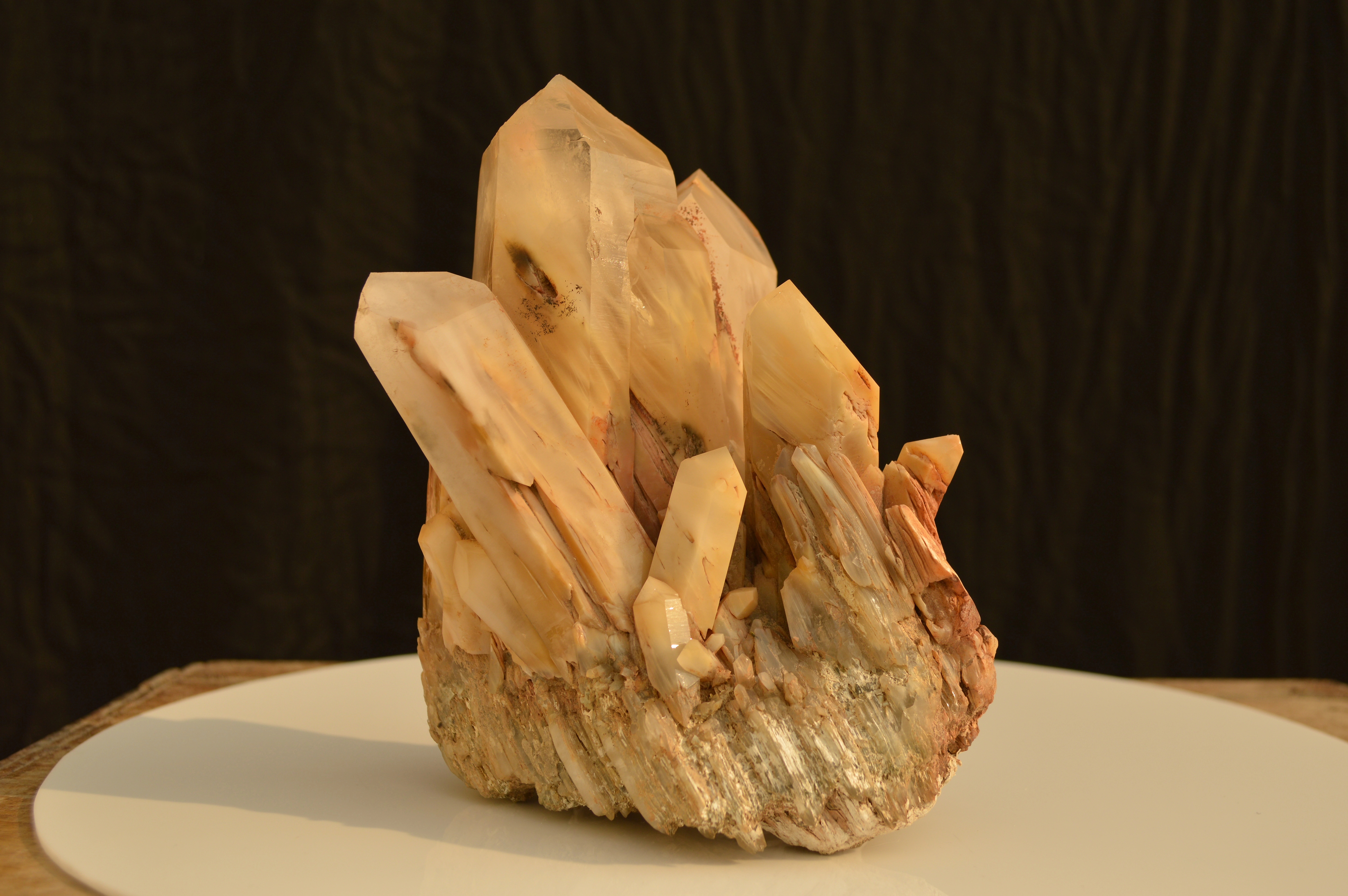 Amphibole Quartz crystal