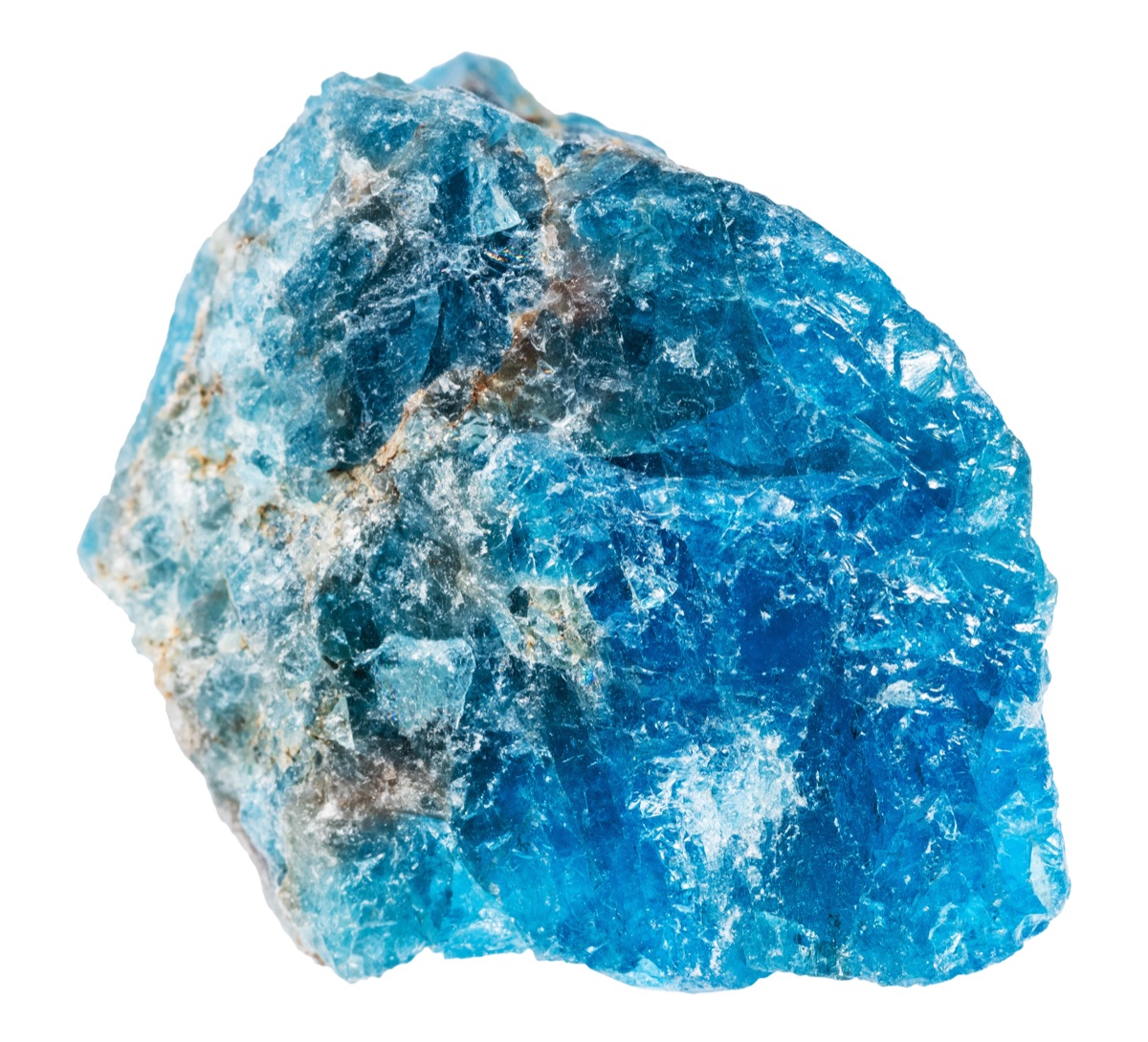 Blue Apatite crystal