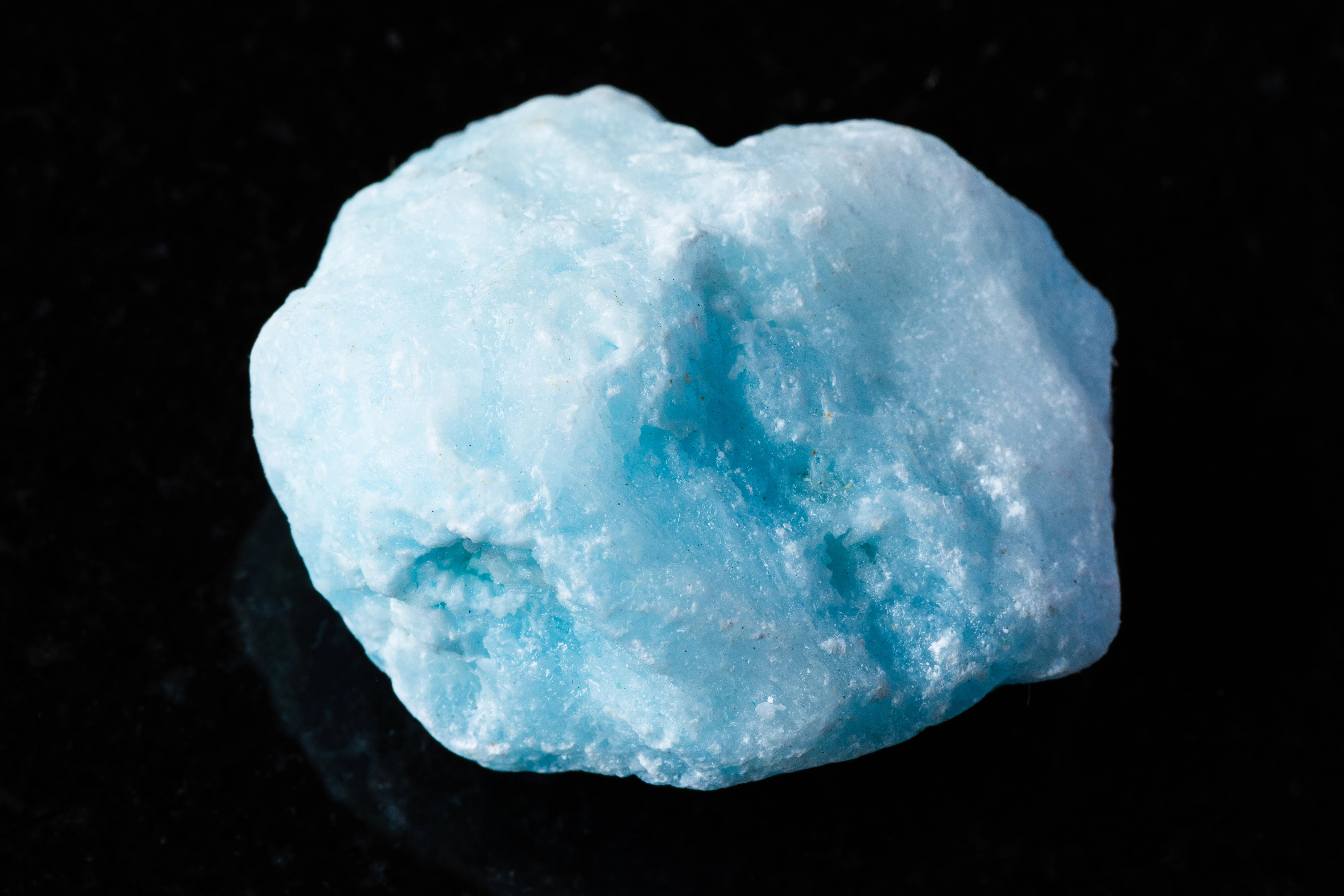 Blue Aragonite crystal