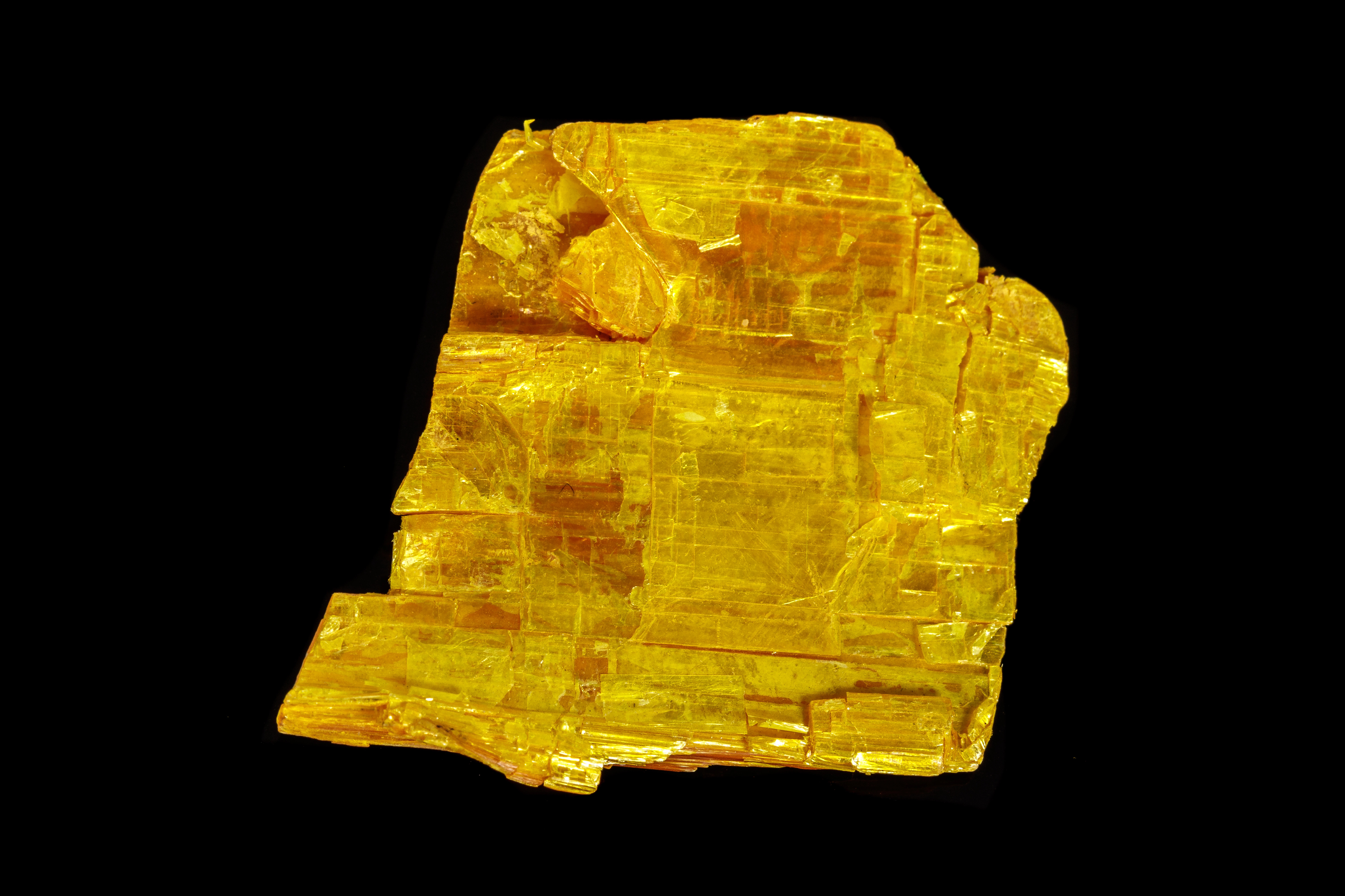 Orpiment crystal
