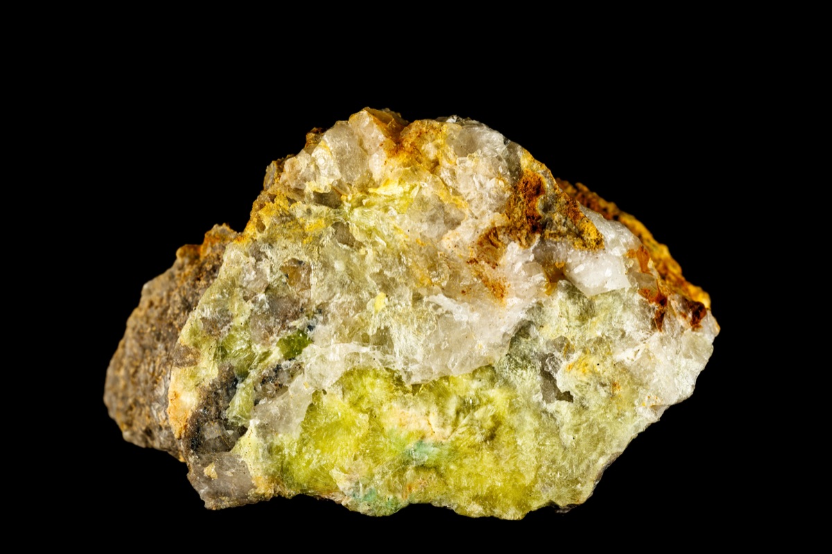 Wavellite crystal