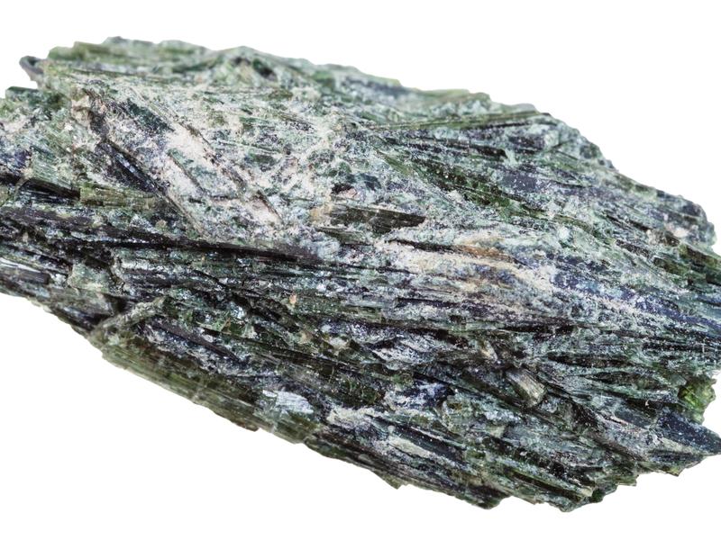 Actinolite crystal