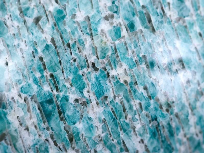 Amazonite With Smoky Quartz crystal