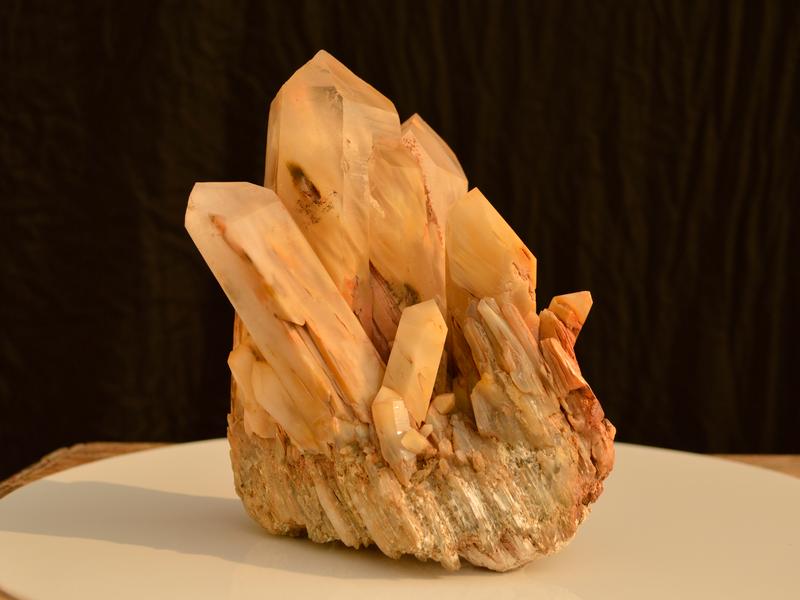 Amphibole Quartz crystal
