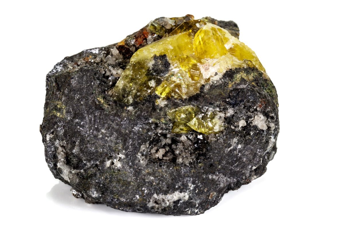 Anglesite crystal