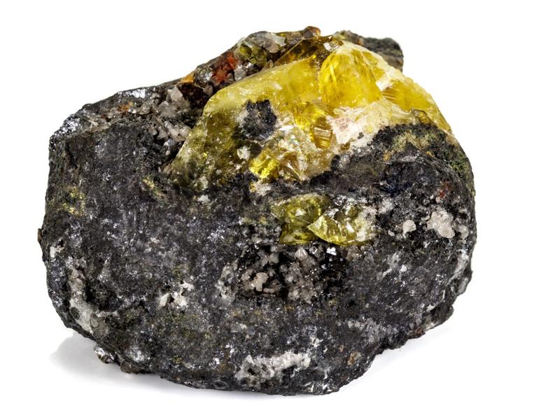 Anglesite crystal
