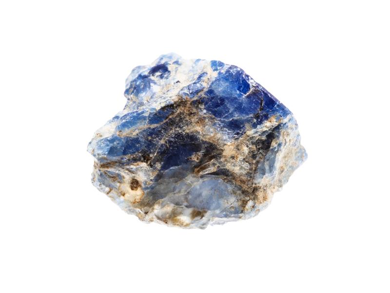 Benitoite crystal
