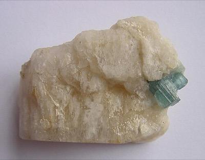 Beryllonite crystal