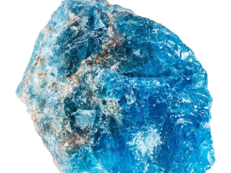 Blue Apatite crystal