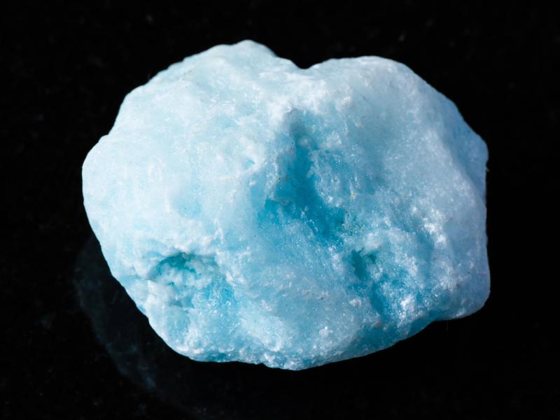 Blue Aragonite crystal