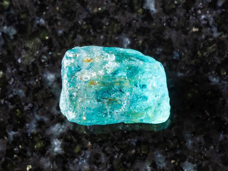 Blue Zircon crystal