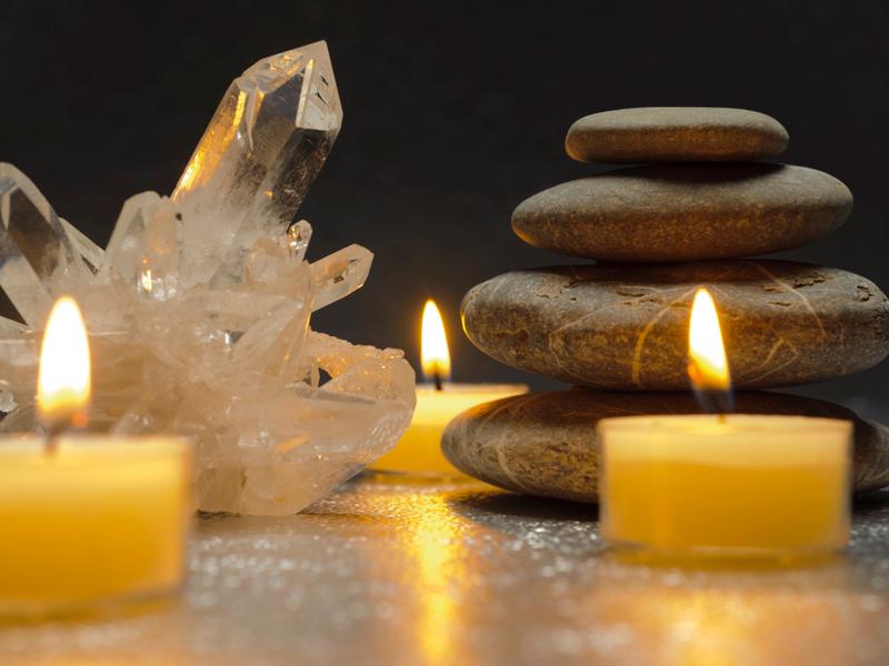 Candle Quartz crystal