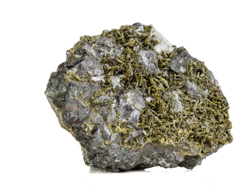Epidote crystal