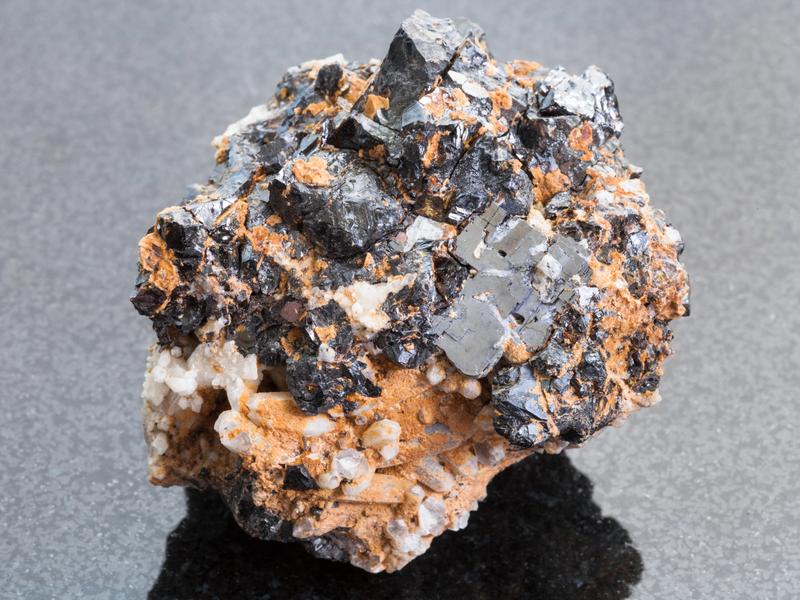 Galena crystal