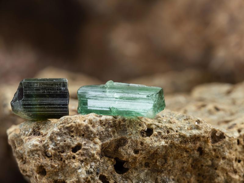 Green Tourmaline crystal