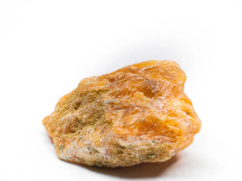 Orange Calcite crystal