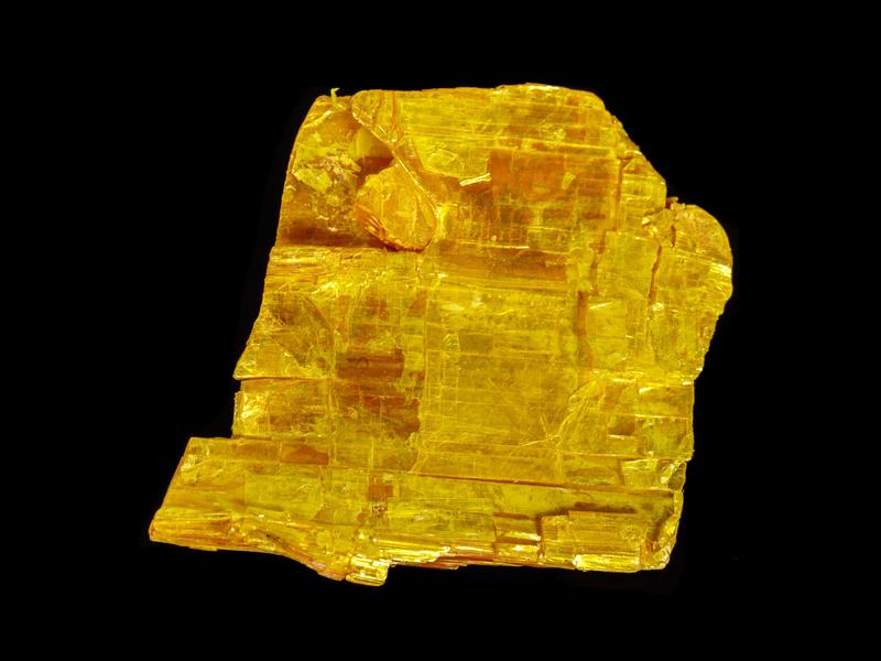 Orpiment crystal