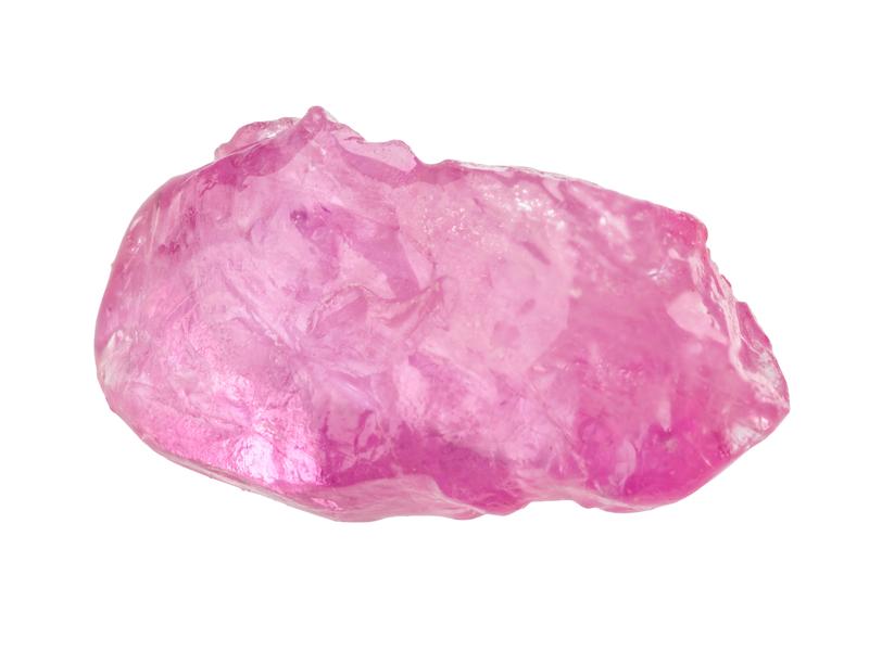 Pink Sapphire crystal