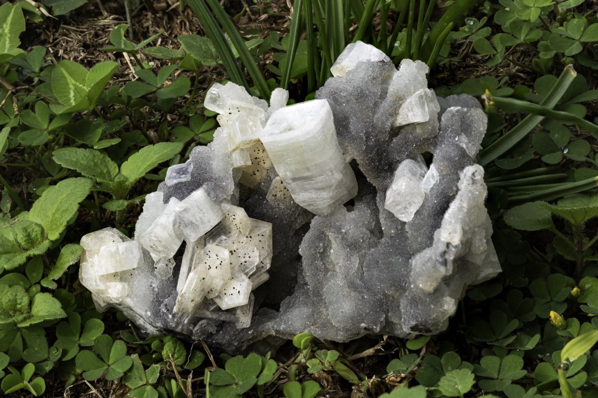 Stilbite crystal